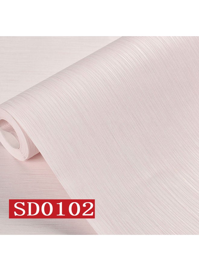 ورق حائط مزوّد بلاصق ذاتي مضاد للماء وردي - Image 2